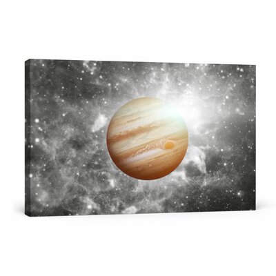 East Urban Home Planet Jupiter In The Universe Wall Art On Canvas Wayfair Co Uk