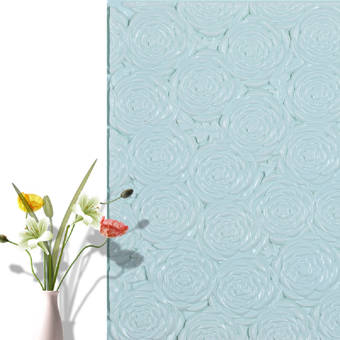 House Of Hampton Swim Foam Rose Flower 28 L X 14 W 3d Embossed