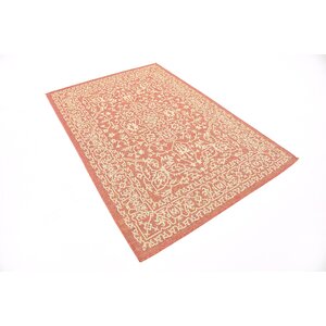 Anton Terracotta Outdoor Area Rug