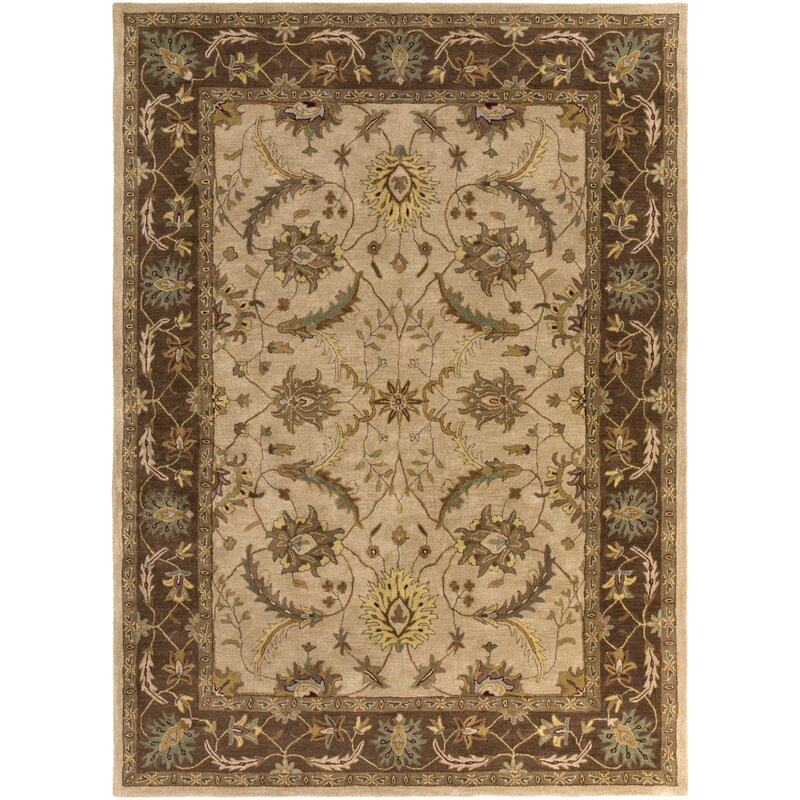 Florence Hand-Woven Brown Area Rug & Reviews | Birch Lane