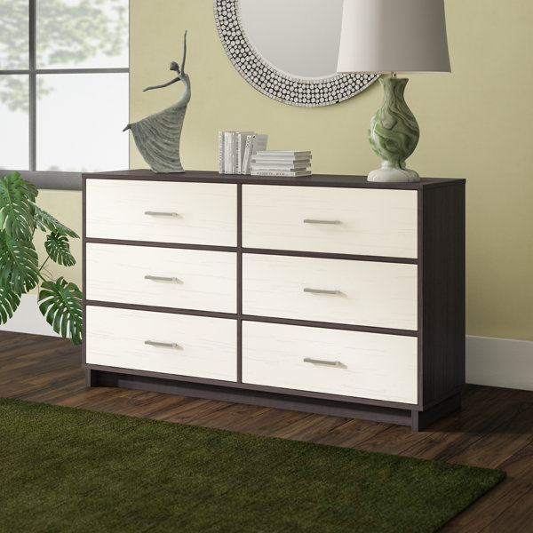 Modern Chicopee Wood 6 Drawer Double Dresser By Zipcode Design 2019 Sale