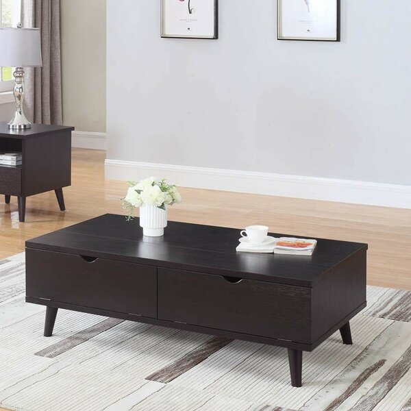Bueno Modern Lift Top Wooden Coffee Table With Storage By George Oliver