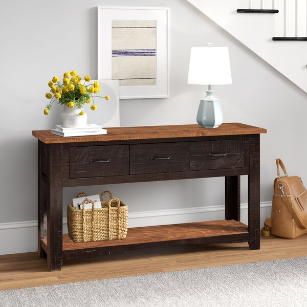 Three Posts Black Console Tables