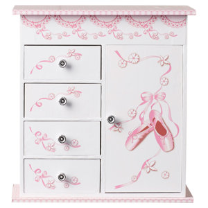 Duke Ballerina Musical Jewelry Box with Door