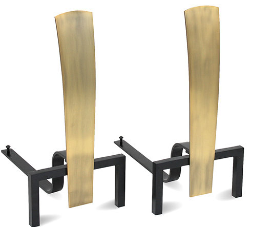 Fonda Andirons by Pilgrim Hearth
