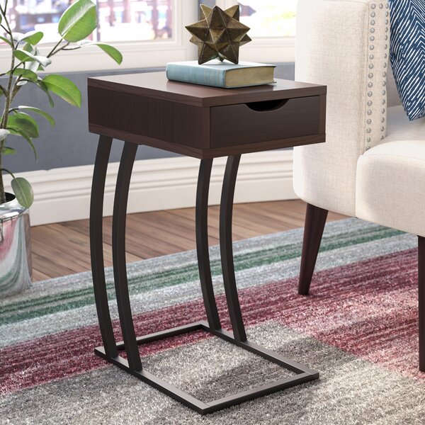 Keira End Table With Storage By Ivy Bronx