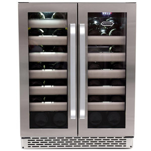 40 Bottle Elite Dual Zone Convertible Wine Cooler