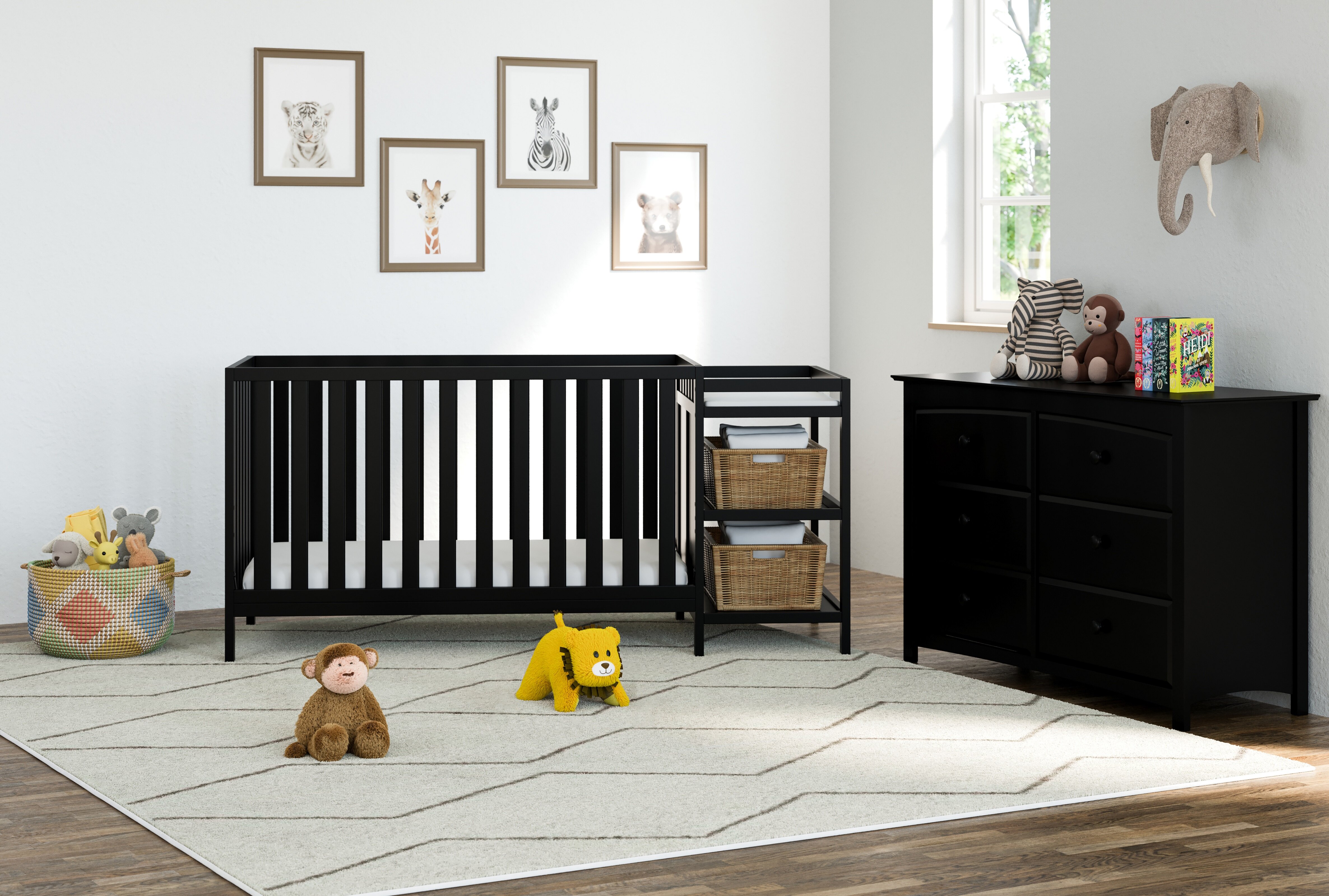 Storkcraft Pacific Convertible Standard Crib And Changer Combo 2