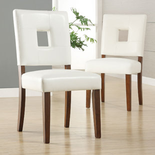 white leather dining table chairs