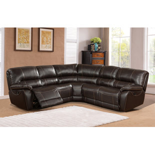 Winkelman Leather Reclining Sectional