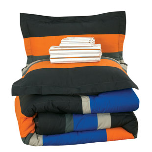 Orange Striped Bedding You Ll Love In 2020 Wayfair