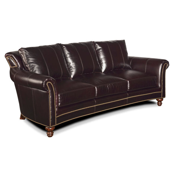 Richardson Leather Sofa By Bradington-Young Best #1