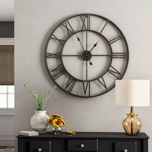 Charlton Home Design Art Oversized Wall Clocks You Ll Love Wayfair