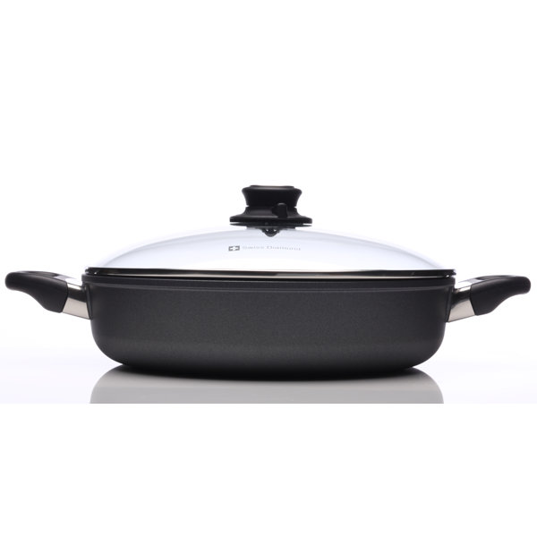 Saute Pan with Lid by Swiss Diamond