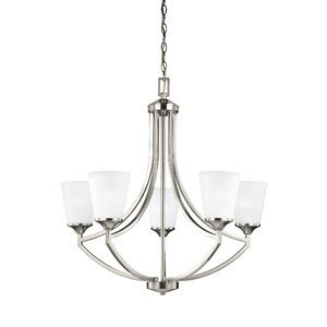 Elkton 5-Light Shaded Chandelier