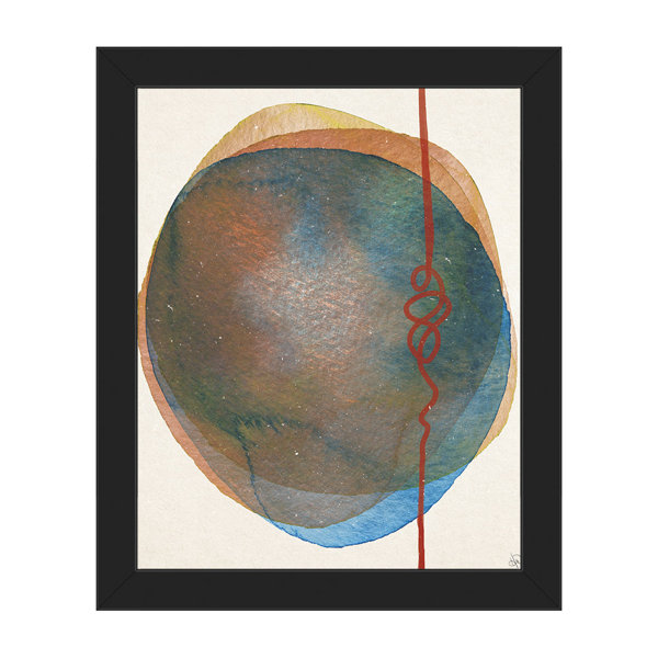 Click Wall Art Sun And Moon Watercolor Framed Print Of Painting