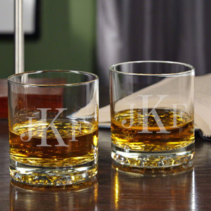 Buckman Personalized 10.25 oz. Old Fashioned Glass (Set of 2)