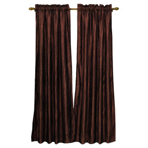 Manorbier Lined Geometric Blackout Rod Pocket Single Curtain Panel