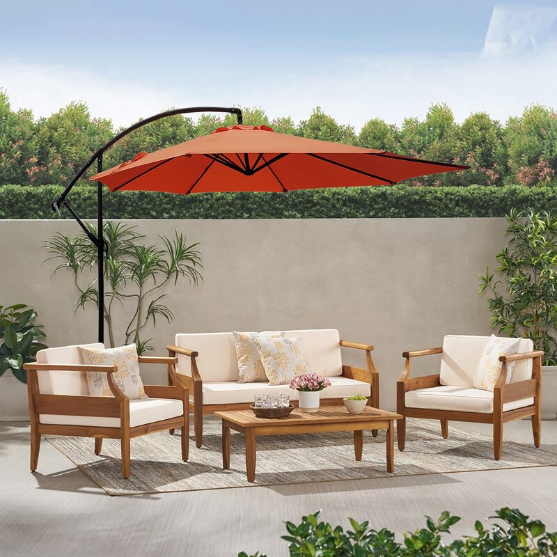 Freeport Park Basso 10 Cantilever Umbrella Wayfair