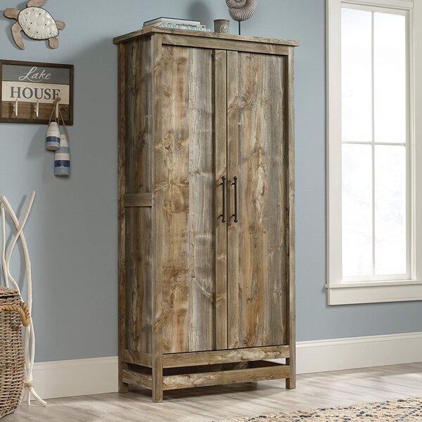Granite Trace Storage Cabinet, Rustic Cedar Finish
