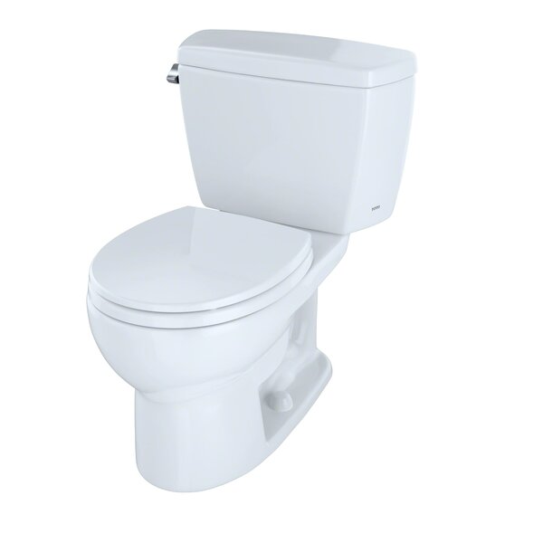 Drake 1.6 GPF Round Two-Piece Toilet (Seat Not Included) by Toto