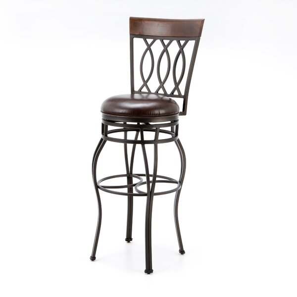 Gilman 34 Swivel Bar Stool by Darby Home Co