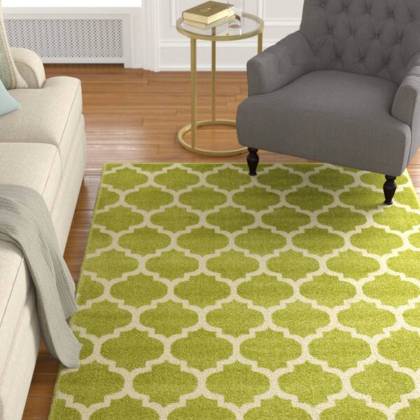Moore Light Green Area Rug by Charlton Home