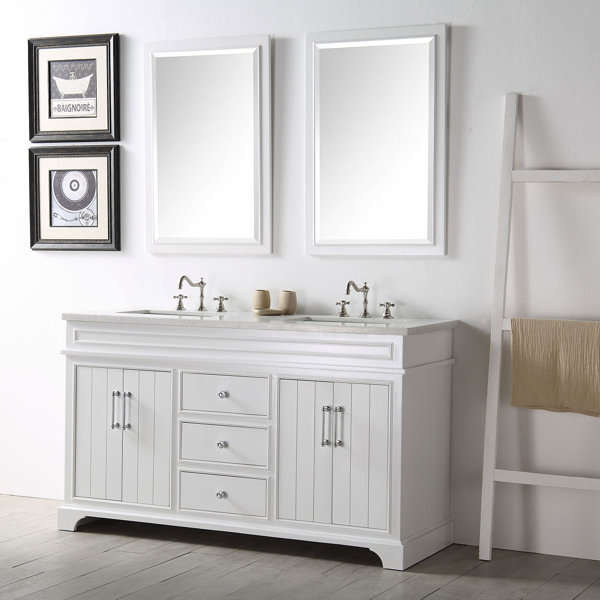 Dunwich 60 Double Bathroom Vanity Set with Mirror