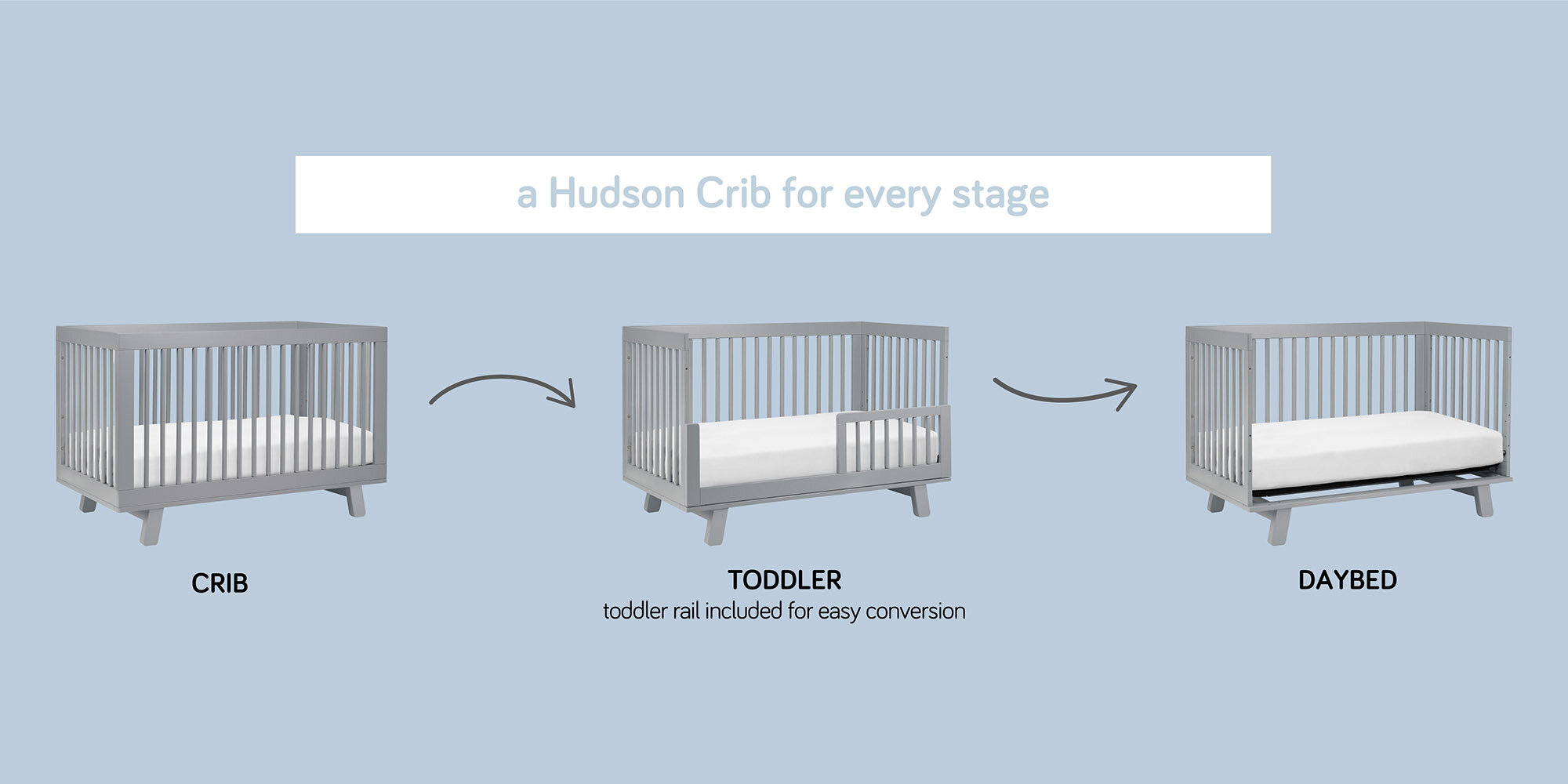 Hudson 3 In 1 Convertible Crib Reviews Allmodern