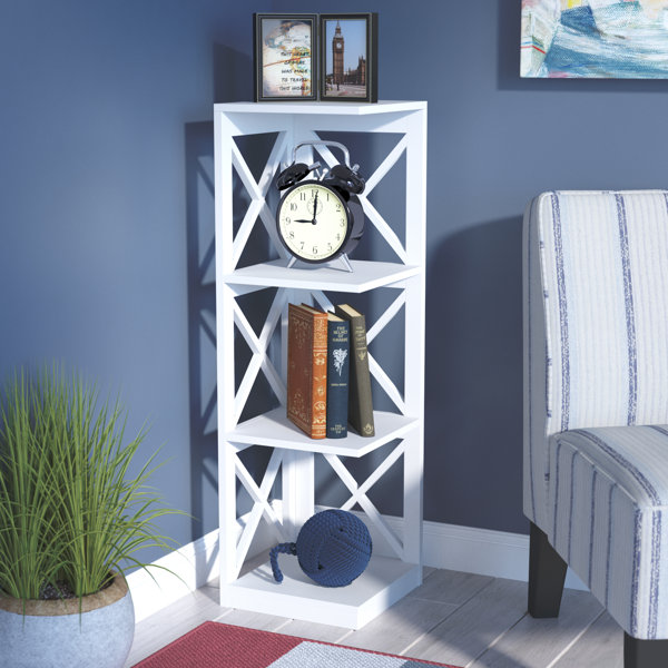 Stoneford Corner Unit Bookcase by Beachcrest Home