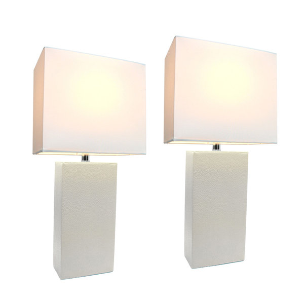 white bedroom lamps