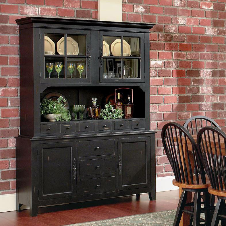 Black Dining Room Hutch