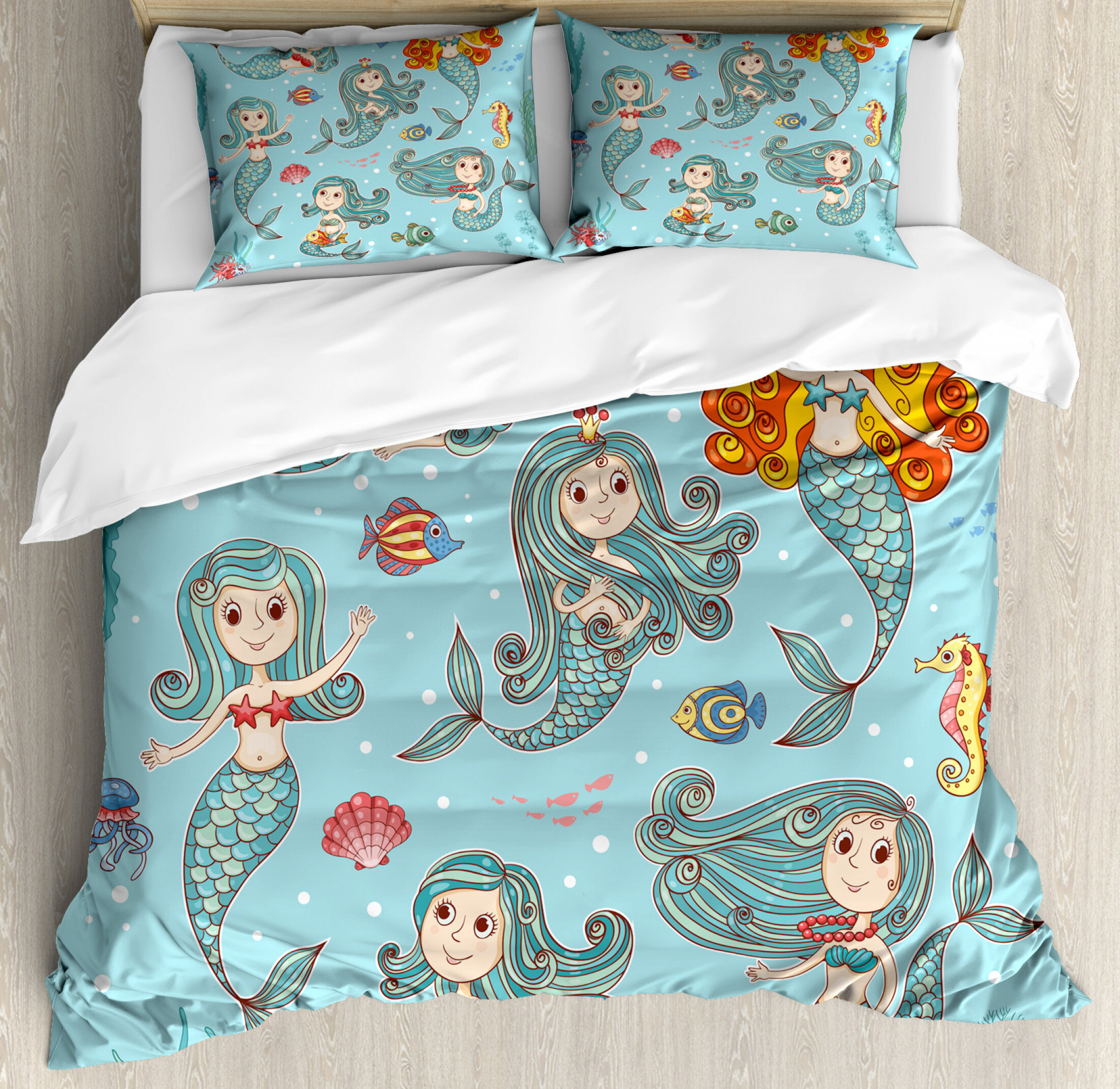 East Urban Home Mermaid Duvet Cover Set Wayfair