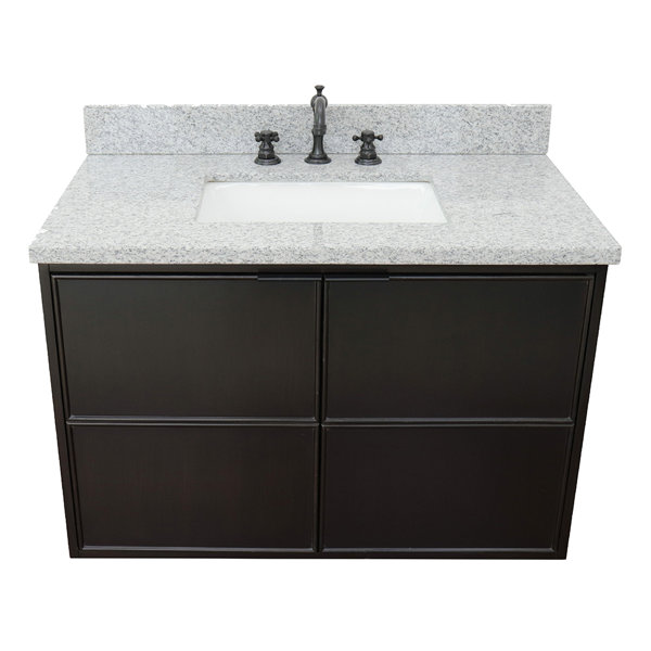 Ellesborough 37 Wall-Mounted Single Bathroom Vanity Set by Gracie Oaks