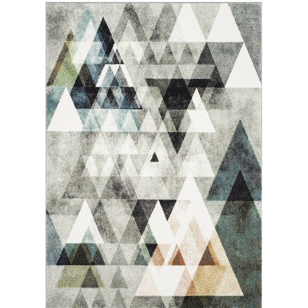 Craigwood Gray/Blue Area Rug by Wade Logan