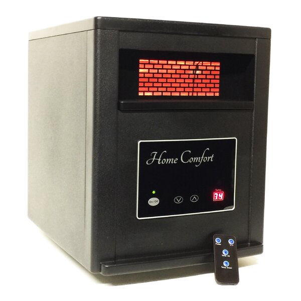 Portable 1500 Watt Electric Infrared Cabinet Heater By Home Comfort