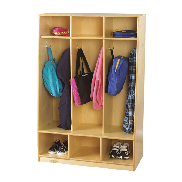 3 Tier 3 Wide Coat Locker by Childcraft