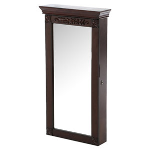 Franklin Wall Mount Jewelry Armoire with Mirror by Wildon Home ?