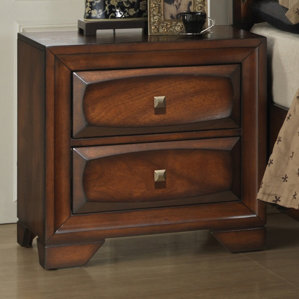 Oakland 2 Drawer Nightstand by Roundhi..
