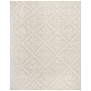 Audrick Hand Tufted Cotton Ivory Area Rug