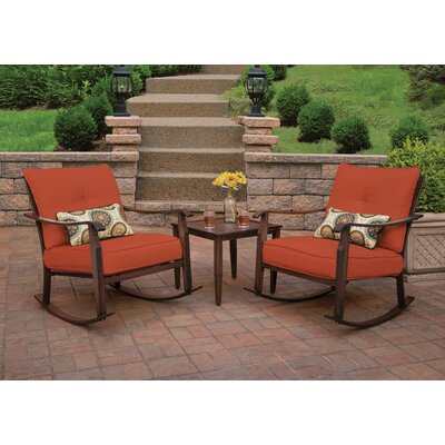 Liberty Garden Patio Scottsdale 3 Piece Dining Set With Cushions