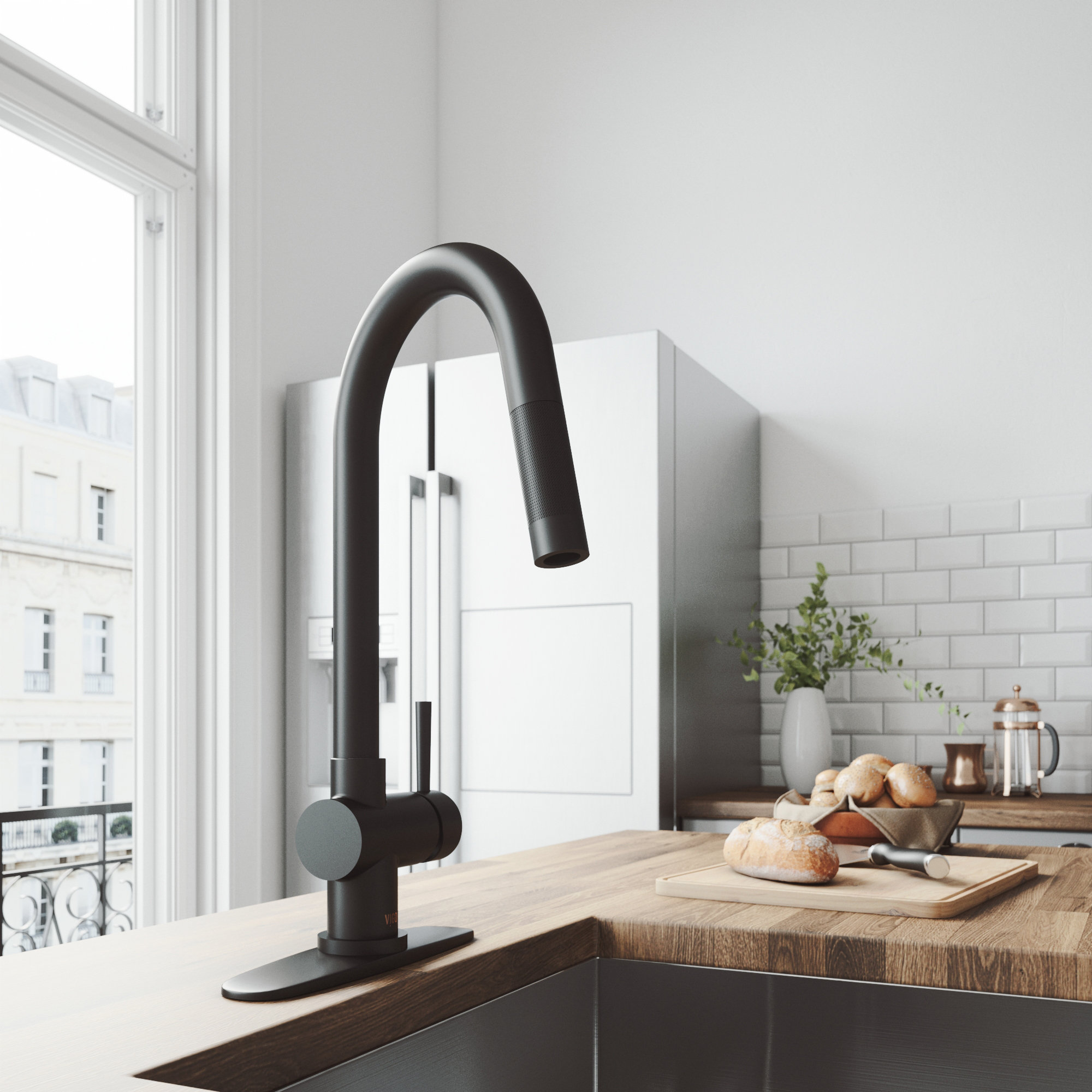 Vigo Gramercy Pull Down Single Handle Kitchen Faucet Reviews