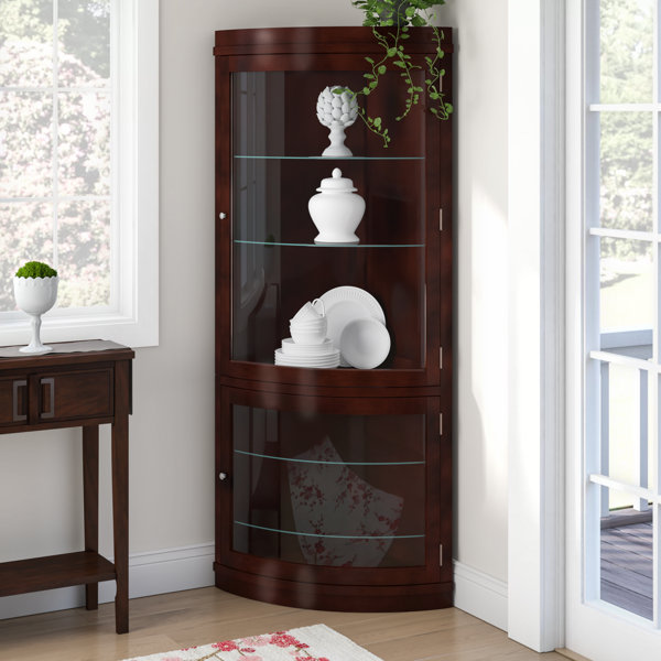 Nancy Lighted Corner Display Stand By Darby Home Co Best #1