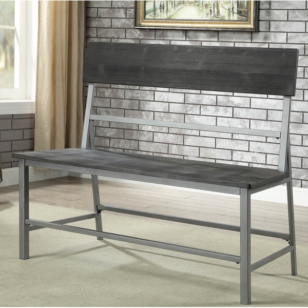 Mckain Metal Bench by Williston Forge Williston Forge