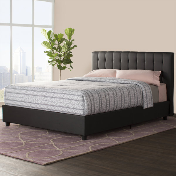 Littrell Upholstered Platform Bed by Wade Logan