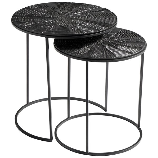 Quantum 2 Piece Nesting Tables By Cyan Design