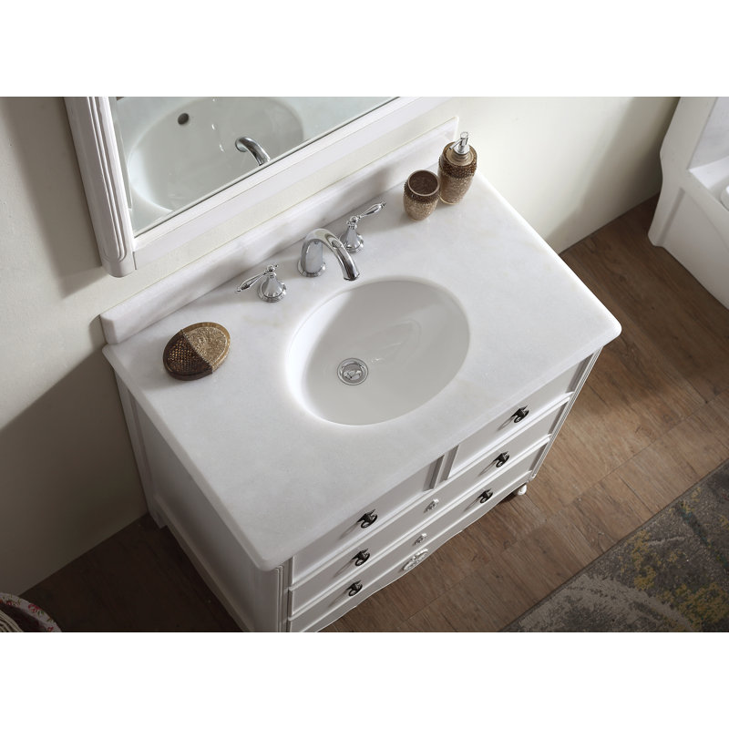 Ophelia Co Nallely 34 Single Bathroom Vanity Set With Mirror