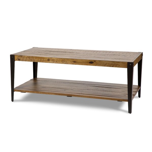 Aspen Solid Wood Coffee Table With Storage By Michael Amini