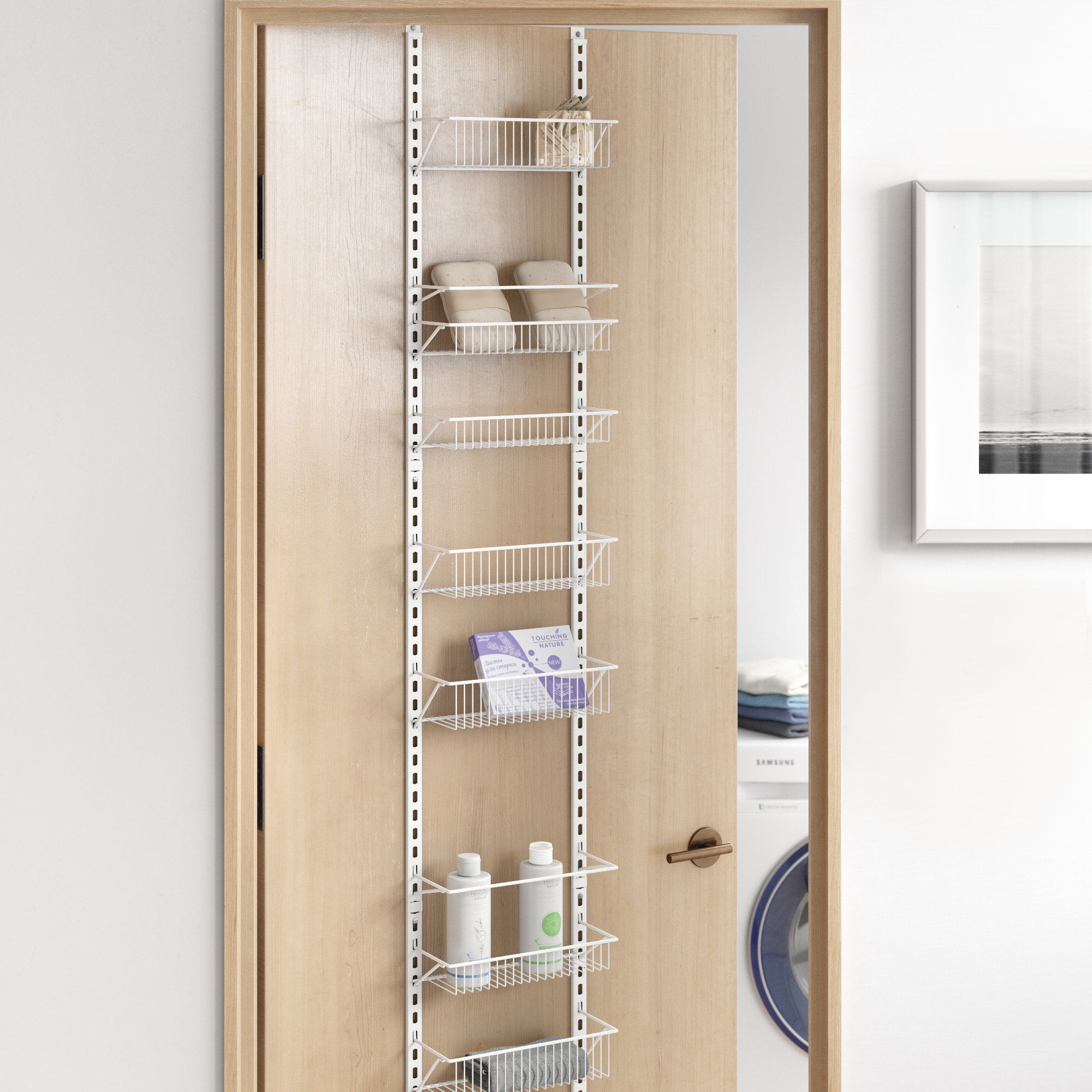 Closetmaid 8 Tier Cabinet Door Organizer Reviews Wayfair Ca 8 Tier Cabinet Door Organizer