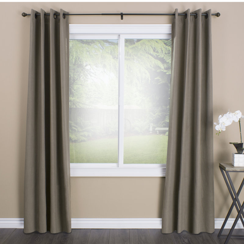 Beachcrest Home Kaiya Single Curtain Rod And Hardware Set